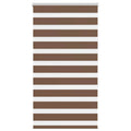 Vidaxl zebra rolgordijn 90x150 cm stofbreedte 85,9 cm polyester bruin