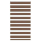 Vidaxl zebra rolgordijn 90x150 cm stofbreedte 85,9 cm polyester bruin