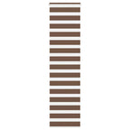 Vidaxl zebra rolgordijn 55x200 cm stofbreedte 50,9 cm polyester bruin