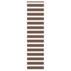Vidaxl zebra rolgordijn 60x200 cm stofbreedte 55,9 cm polyester bruin