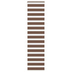 Vidaxl zebra rolgordijn 65x200 cm stofbreedte 60,9 cm polyester bruin