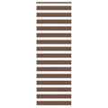 Vidaxl zebra rolgordijn 85x200 cm stofbreedte 80,9 cm polyester bruin