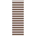 Vidaxl zebra rolgordijn 90x200 cm stofbreedte 85,9 cm polyester bruin