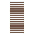 Vidaxl zebra rolgordijn 95x200 cm stofbreedte 90,9 cm polyester bruin