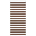 Vidaxl zebra rolgordijn 100x200 cm stofbreedte 95,9 cm polyester bruin