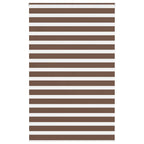 Vidaxl zebra rolgordijn 150x200 cm stofbreedte 145,9cm polyester bruin