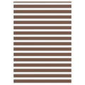 Vidaxl zebra rolgordijn 155x200 cm stofbreedte 150,9cm polyester bruin