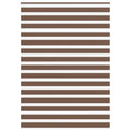 Vidaxl zebra rolgordijn 160x200 cm stofbreedte 155,9cm polyester bruin