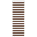 Vidaxl zebra rolgordijn 75x230 cm stofbreedte 70,9 cm polyester bruin