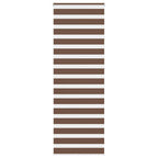 Vidaxl zebra rolgordijn 80x230 cm stofbreedte 75,9 cm polyester bruin