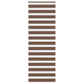 Vidaxl zebra rolgordijn 90x230 cm stofbreedte 85,9 cm polyester bruin