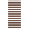 Vidaxl zebra rolgordijn 95x230 cm stofbreedte 90,9 cm polyester bruin