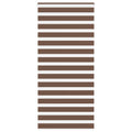 Vidaxl zebra rolgordijn 110x230 cm stofbreedte 105,9cm polyester bruin