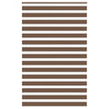 Vidaxl zebra rolgordijn 150x230 cm stofbreedte 145,9cm polyester bruin