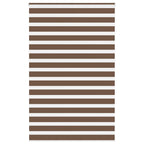 Vidaxl zebra rolgordijn 150x230 cm stofbreedte 145,9cm polyester bruin