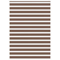 Vidaxl zebra rolgordijn 160x230 cm stofbreedte 155,9cm polyester bruin
