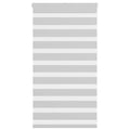 Vidaxl zebra rolgordijn 75x100 cm stofbreedte 70,9 cm lichtgrijs