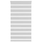 Vidaxl zebra rolgordijn 75x100 cm stofbreedte 70,9 cm lichtgrijs