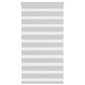 Vidaxl zebra rolgordijn 90x100 cm stofbreedte 85,9 cm lichtgrijs