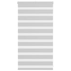 Vidaxl zebra rolgordijn 90x100 cm stofbreedte 85,9 cm lichtgrijs