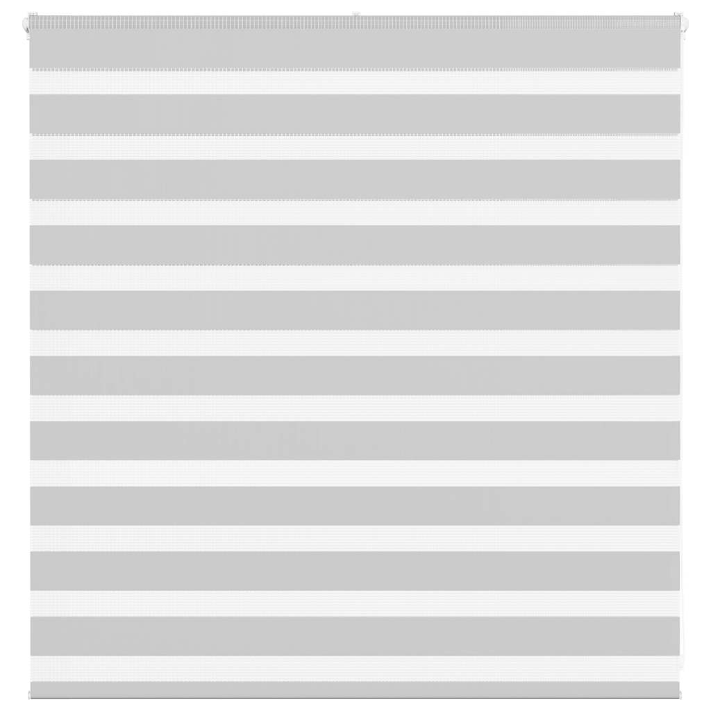 Vidaxl zebra rolgordijn 145x100 cm stofbreedte 140,9 cm lichtgrijs