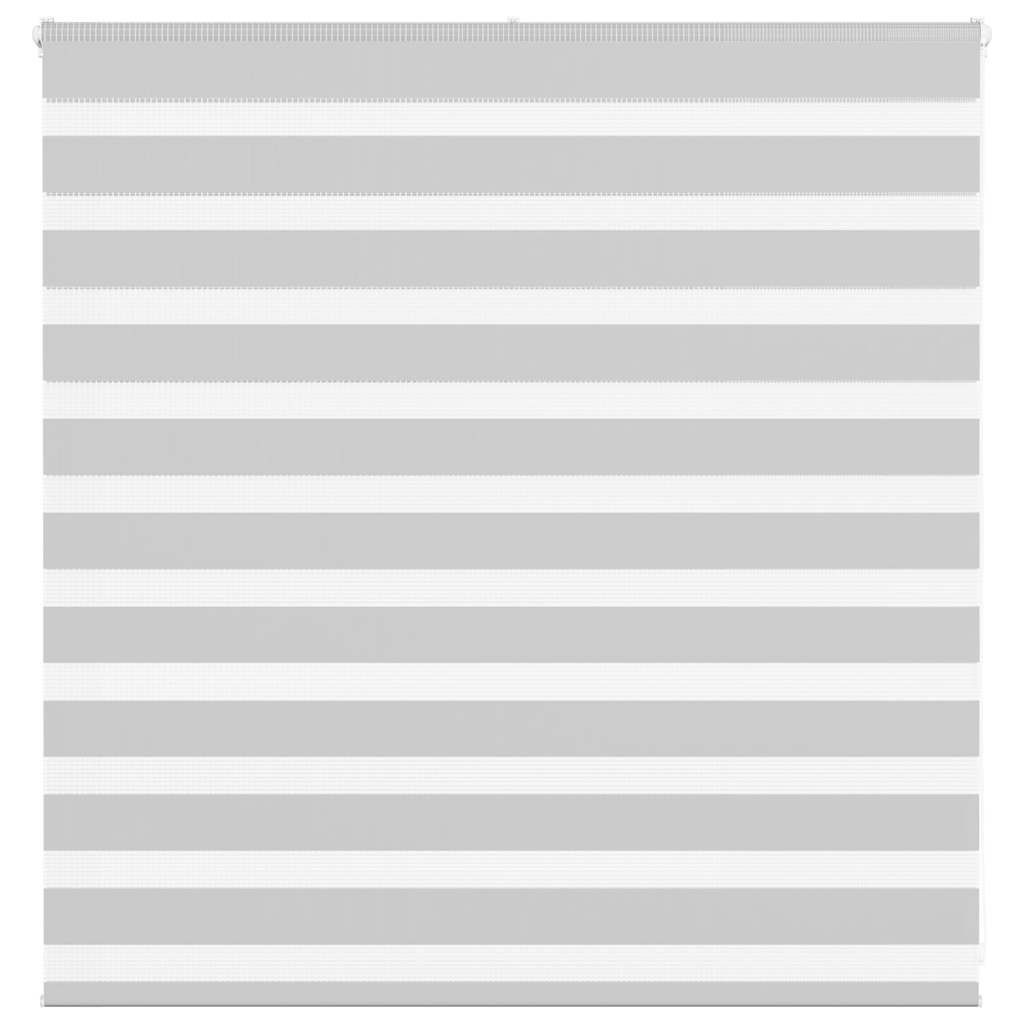 Vidaxl zebra rolgordijn 150x100 cm stofbreedte 145,9 cm lichtgrijs