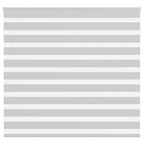 Vidaxl zebra rolgordijn 160x100 cm stofbreedte 155,9 cm lichtgrijs