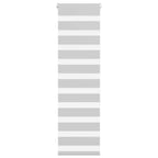 Vidaxl zebra rolgordijn 40x150 cm stofbreedte 35,9 cm lichtgrijs