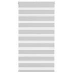 Vidaxl zebra rolgordijn 70x150 cm stofbreedte 65,9 cm lichtgrijs
