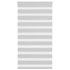 Vidaxl zebra rolgordijn 90x150 cm stofbreedte 85,9 cm lichtgrijs