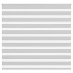 Vidaxl zebra rolgordijn 155x150 cm stofbreedte 150,9 cm lichtgrijs