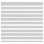 Vidaxl zebra rolgordijn 165x150 cm stofbreedte 160,9 cm lichtgrijs