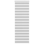 Vidaxl zebra rolgordijn 70x200 cm stofbreedte 65,9 cm lichtgrijs