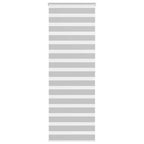 Vidaxl zebra rolgordijn 75x200 cm stofbreedte 70,9 cm lichtgrijs