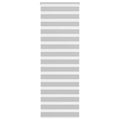 Vidaxl zebra rolgordijn 80x200 cm stofbreedte 75,9 cm lichtgrijs