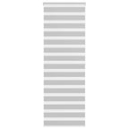 Vidaxl zebra rolgordijn 80x200 cm stofbreedte 75,9 cm lichtgrijs