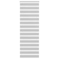 Vidaxl zebra rolgordijn 85x200 cm stofbreedte 80,9 cm lichtgrijs