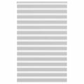 Vidaxl zebra rolgordijn 140x200 cm stofbreedte 135,9 cm lichtgrijs