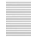 Vidaxl zebra rolgordijn 165x200 cm stofbreedte 160,9 cm lichtgrijs