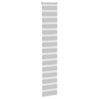 Vidaxl zebra rolgordijn 50x230 cm stofbreedte 45,9cm lichtgrijs