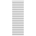 Vidaxl zebra rolgordijn 80x230 cm stofbreedte 75,9 cm lichtgrijs