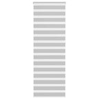 Vidaxl zebra rolgordijn 90x230 cm stofbreedte 85,9 cm lichtgrijs