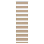 Vidaxl zebrajaloezie 40x100 cm stofbreedte 35,9 cm polyester zandbruin