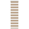 Vidaxl zebra blind 50x100 cm stofbreedte 45,9 cm polyester zandbruin