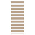 Vidaxl zebra blind 60x100 cm stofbreedte 55,9 cm polyester zandbruin