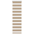 Vidaxl zebra blind 40x150 cm stofbreedte 35,9 cm polyester zandbruin