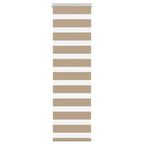 Vidaxl zebra blind 40x150 cm stofbreedte 35,9 cm polyester zandbruin