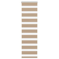 Vidaxl zebra blind 45x150 cm stofbreedte 40,9 cm polyester zandbruin