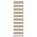 Vidaxl zebra blind 50x150 cm stofbreedte 55,9 cm polyester zandbruin