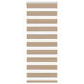 Vidaxl zebra blind 55x150 cm stofbreedte 50,9 cm polyester zandbruin